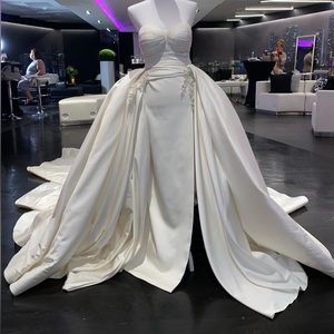 Custom designed couture wedding gown